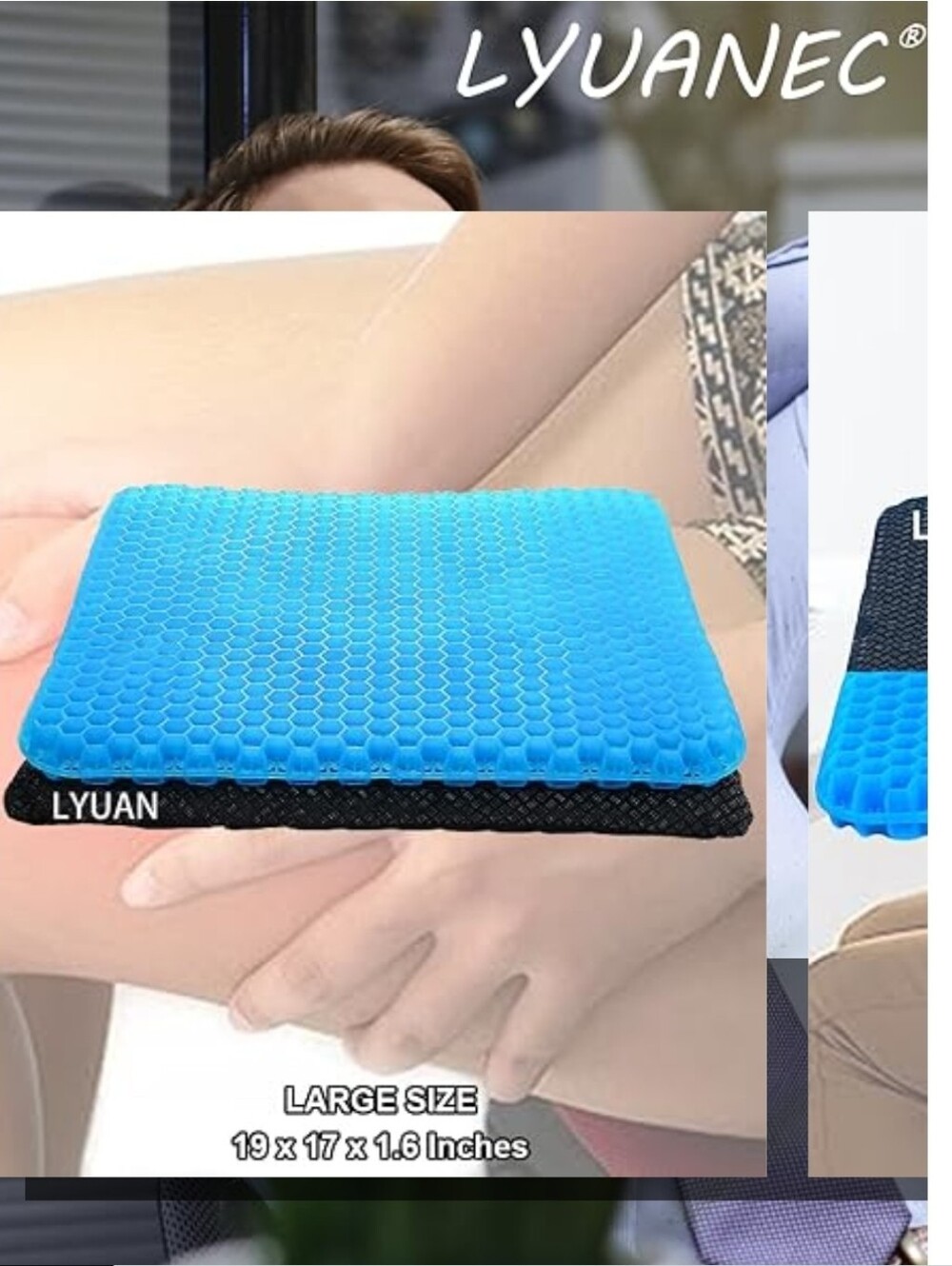 New Open-box Gel Seat Cushion